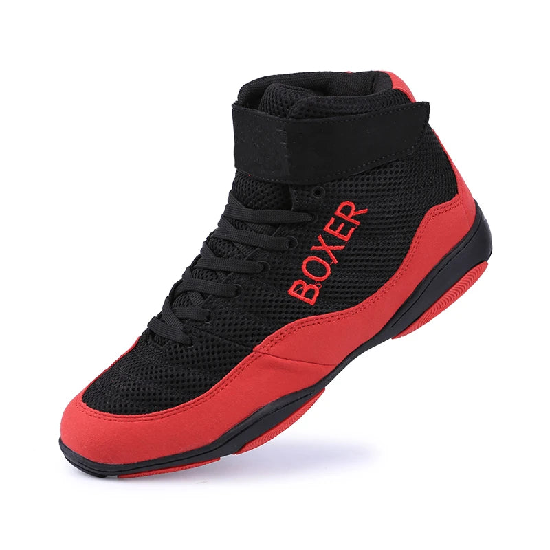 New Men Professional Boxing Shoes Lightweight Sneakers Adult Comfortable Wrestling Shoes Women Classic Anti Slip Boxing Boots