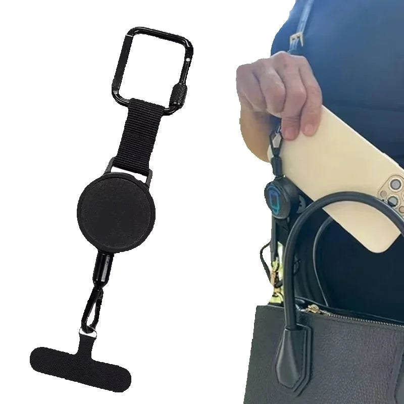 Retractable Anti-Theft Phone Holder