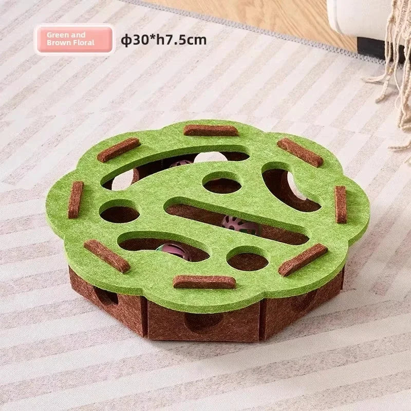 Cat Puzzle Toy Felt Puzzle Box