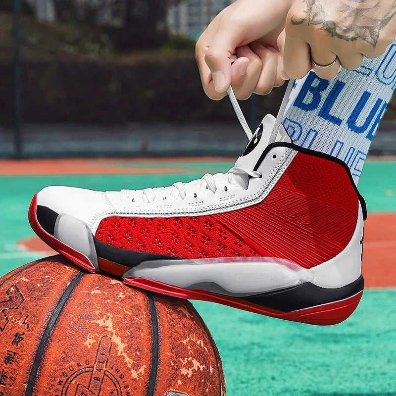 Men's and women's high-quality practical basketball shoes, comfortable, breathable, wear-resistant and non-slip sneakers