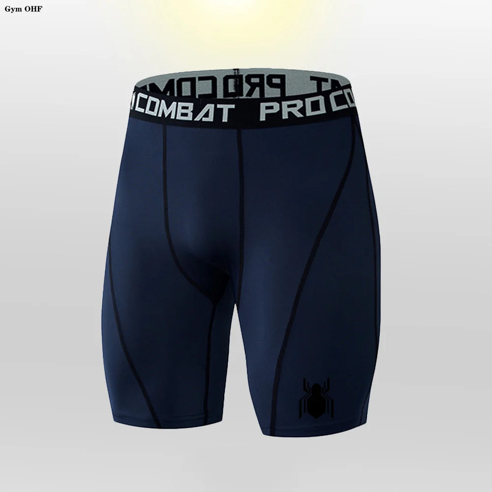 Guys Compression Shorts Breathable Dry Fit Sport Fitness Shorts Football Training Male's Short Pants Men Underpants Gym Running