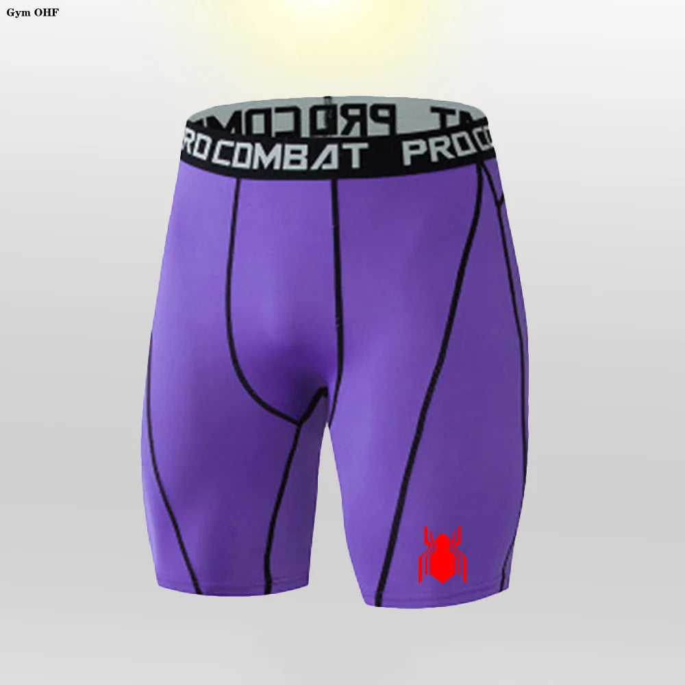 Guys Compression Shorts Breathable Dry Fit Sport Fitness Shorts Football Training Male's Short Pants Men Underpants Gym Running