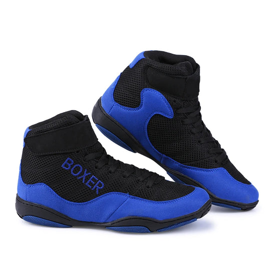 New Men Professional Boxing Shoes Lightweight Sneakers Adult Comfortable Wrestling Shoes Women Classic Anti Slip Boxing Boots