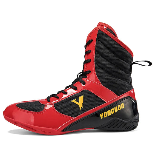New Men Boxing Shoes Breathable Trainers Non-Slip Training Fighting Sneakers Wear-resistant Combat Equipment Sports Boxing Boots