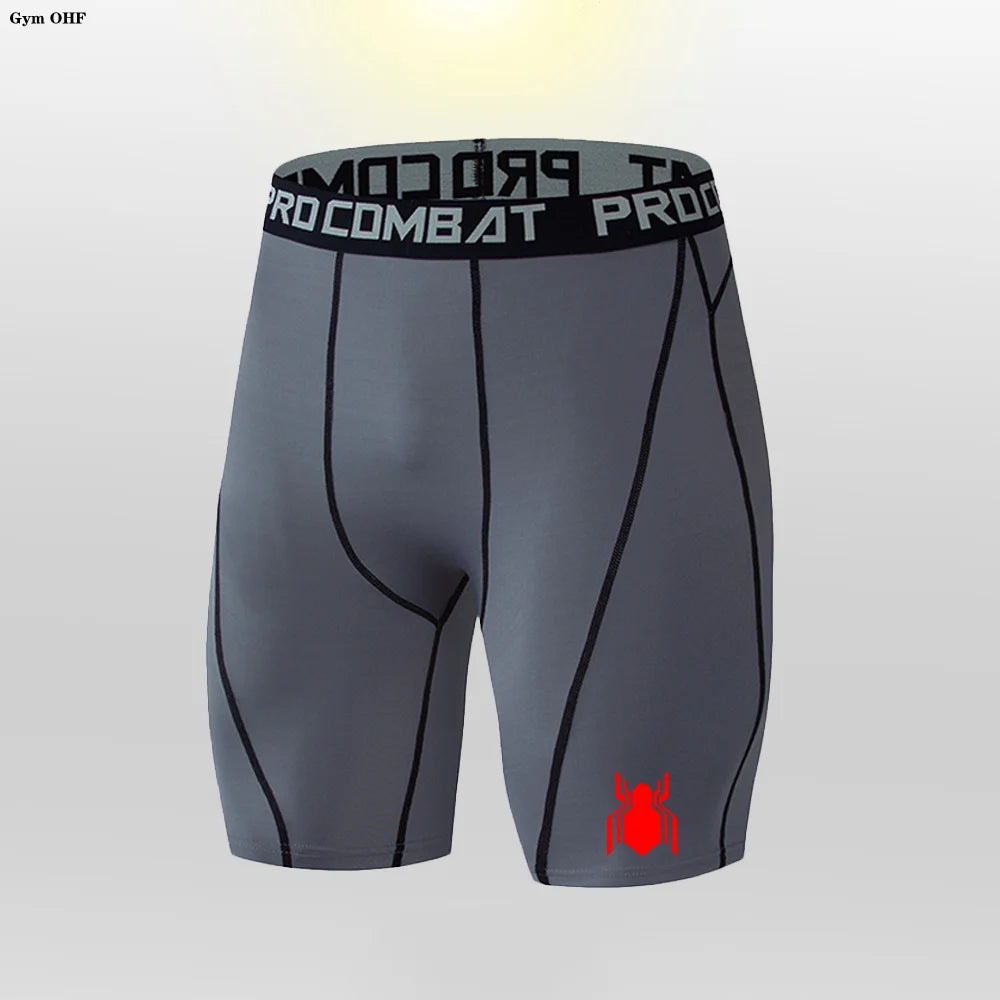 Guys Compression Shorts Breathable Dry Fit Sport Fitness Shorts Football Training Male's Short Pants Men Underpants Gym Running