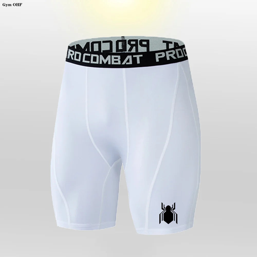 Guys Compression Shorts Breathable Dry Fit Sport Fitness Shorts Football Training Male's Short Pants Men Underpants Gym Running