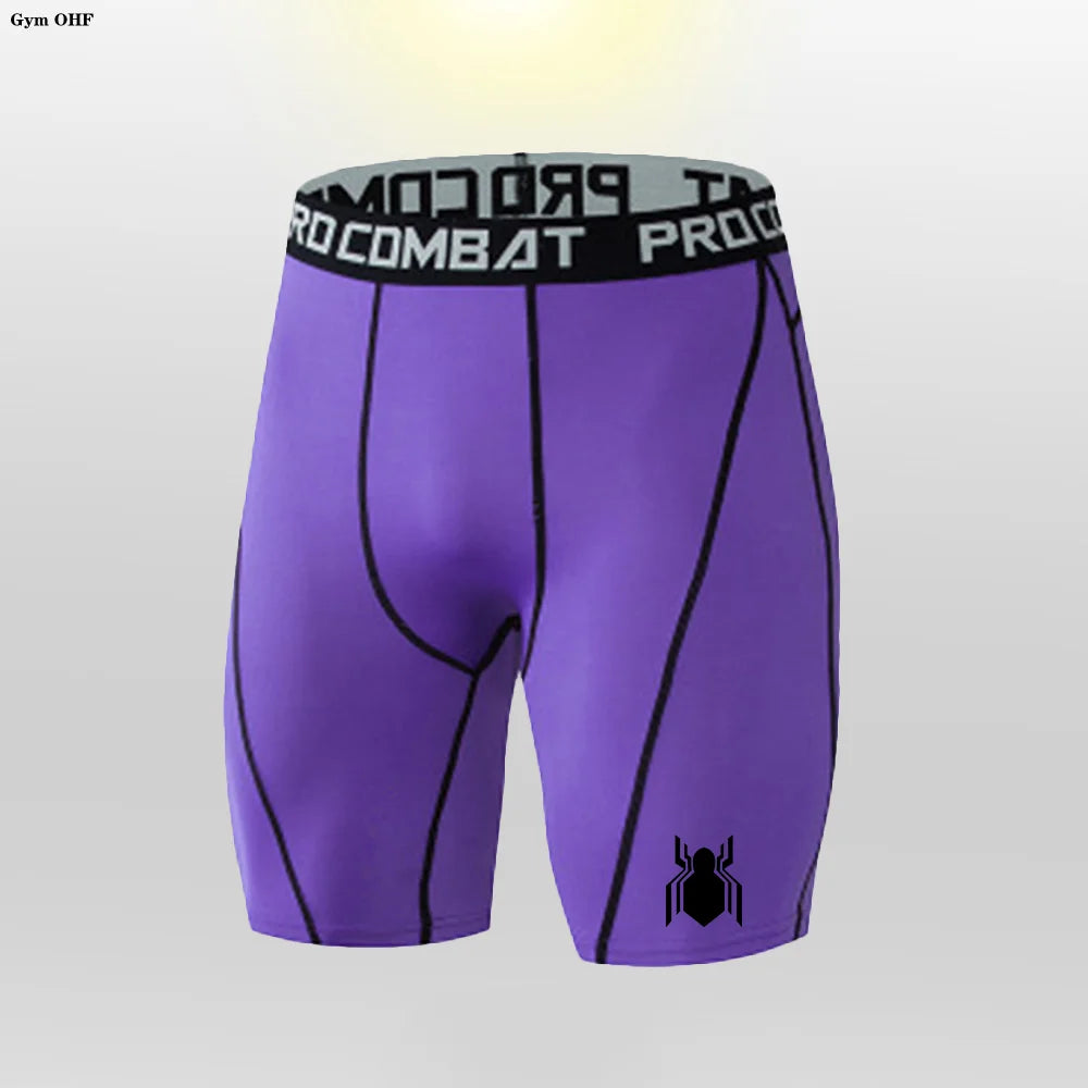 Guys Compression Shorts Breathable Dry Fit Sport Fitness Shorts Football Training Male's Short Pants Men Underpants Gym Running