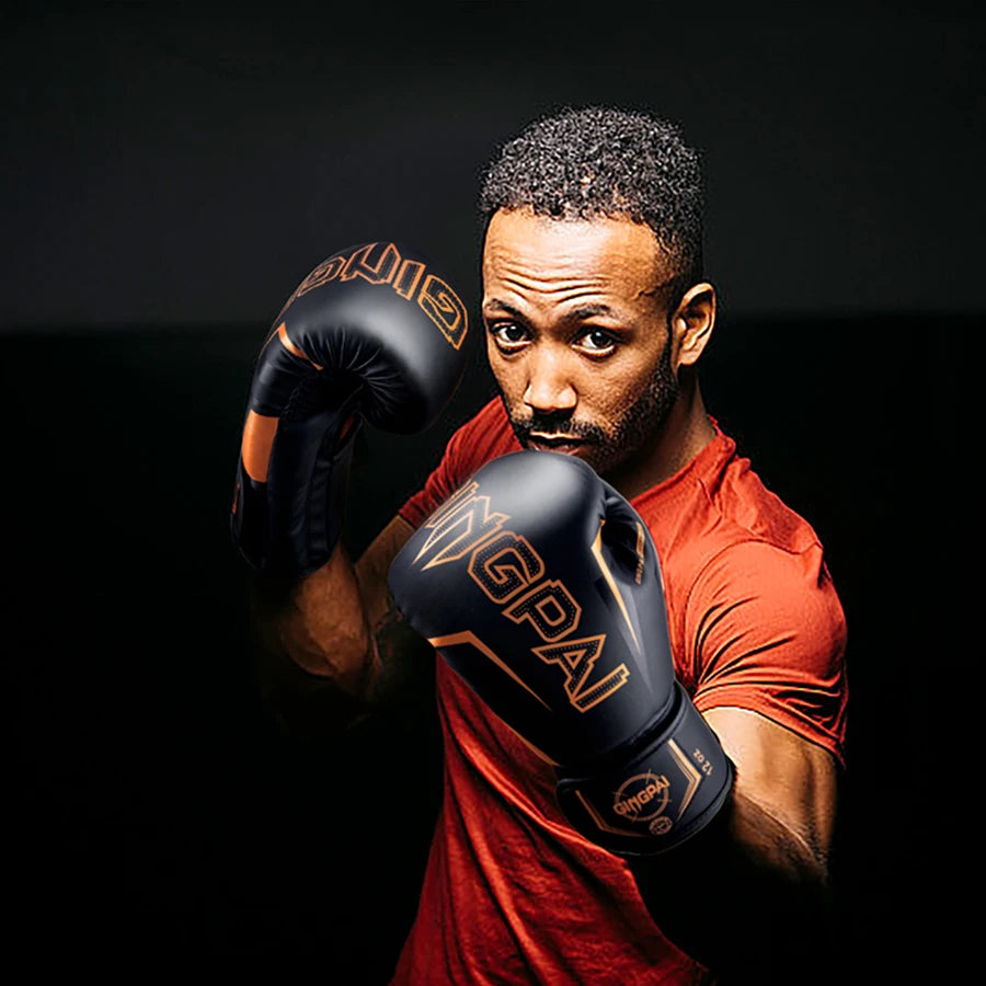 8/10/12/14oz Boxing gloves professional adult punching bags practical combat thick Muay Thai free combat Sanda  breathable