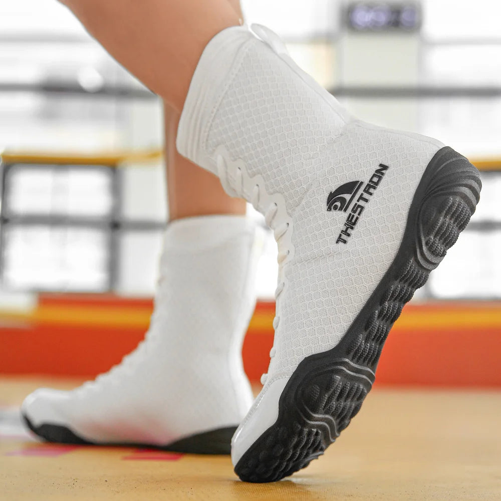 Men Professional Wrestling Shoes Anti Slip Boxing Sneakers Size 39-47 Flighting Footwears