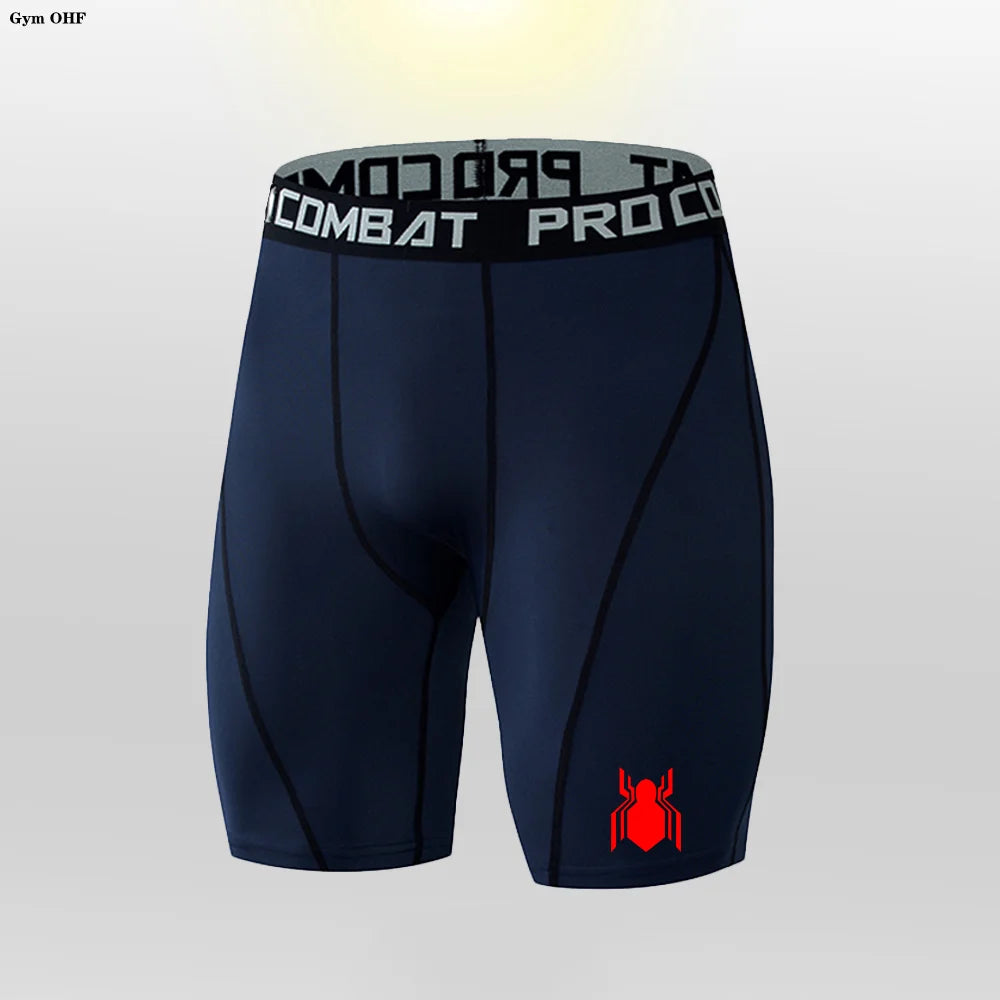 Guys Compression Shorts Breathable Dry Fit Sport Fitness Shorts Football Training Male's Short Pants Men Underpants Gym Running