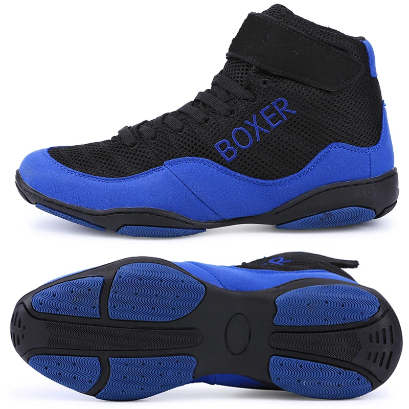 New Men Professional Boxing Shoes Lightweight Sneakers Adult Comfortable Wrestling Shoes Women Classic Anti Slip Boxing Boots