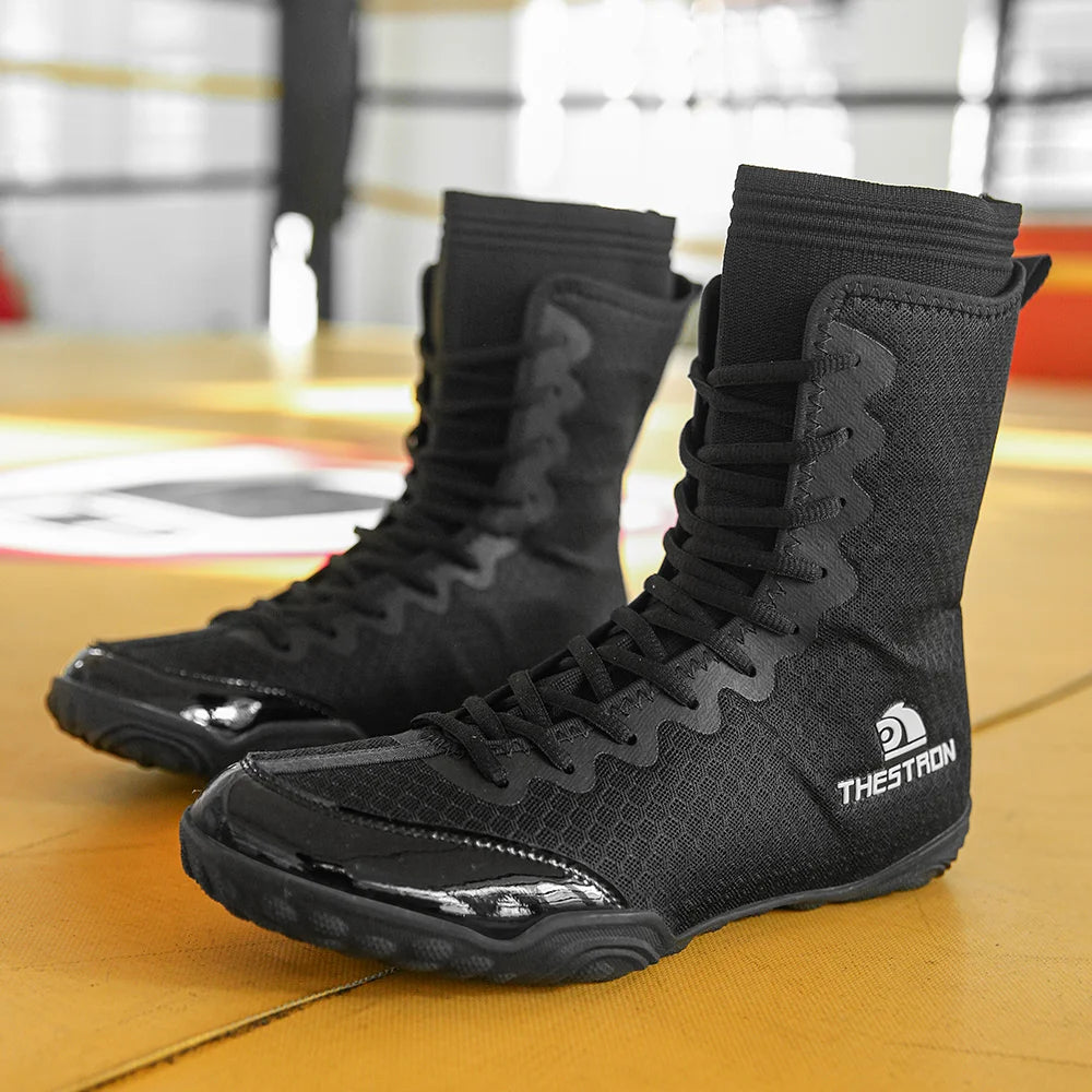 Men Professional Wrestling Shoes Anti Slip Boxing Sneakers Size 39-47 Flighting Footwears