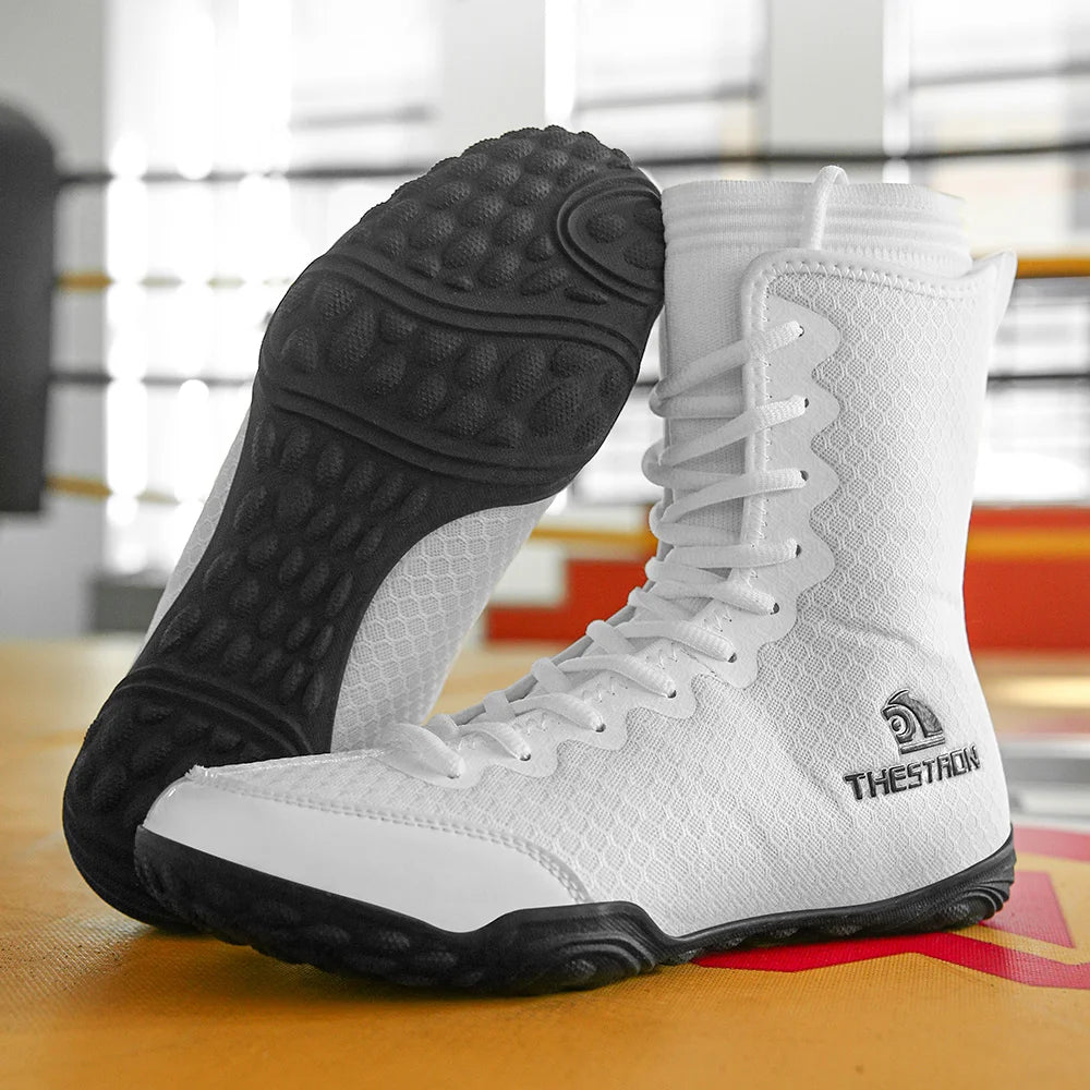 Men Professional Wrestling Shoes Anti Slip Boxing Sneakers Size 39-47 Flighting Footwears
