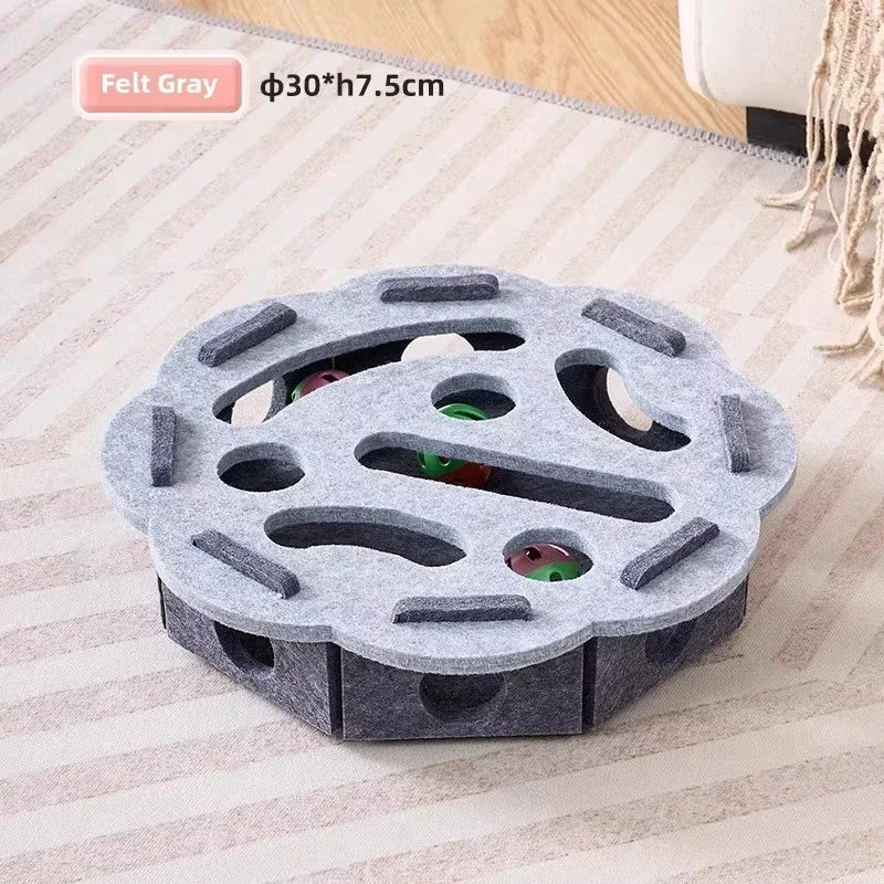 Cat Puzzle Toy Felt Puzzle Box