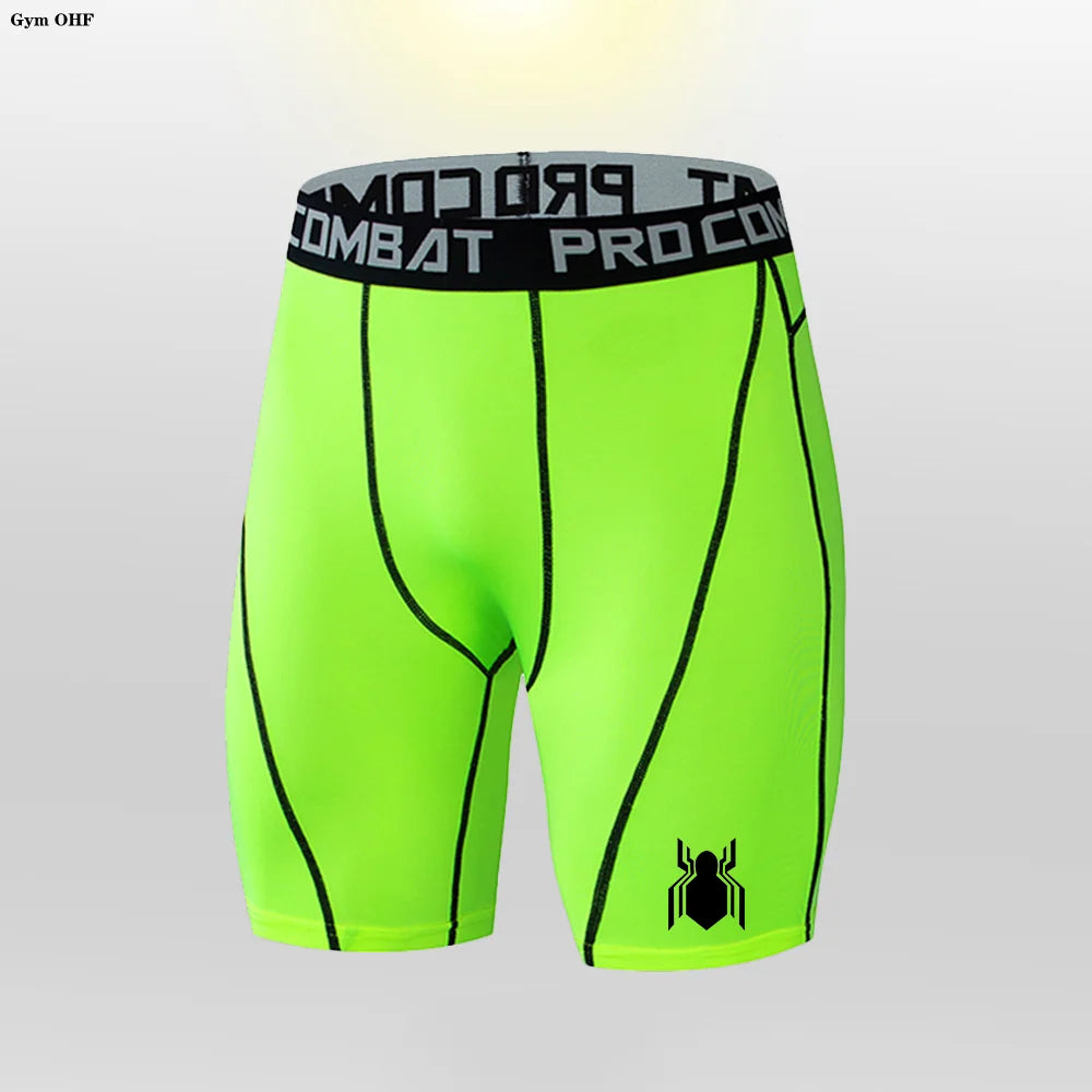 Guys Compression Shorts Breathable Dry Fit Sport Fitness Shorts Football Training Male's Short Pants Men Underpants Gym Running