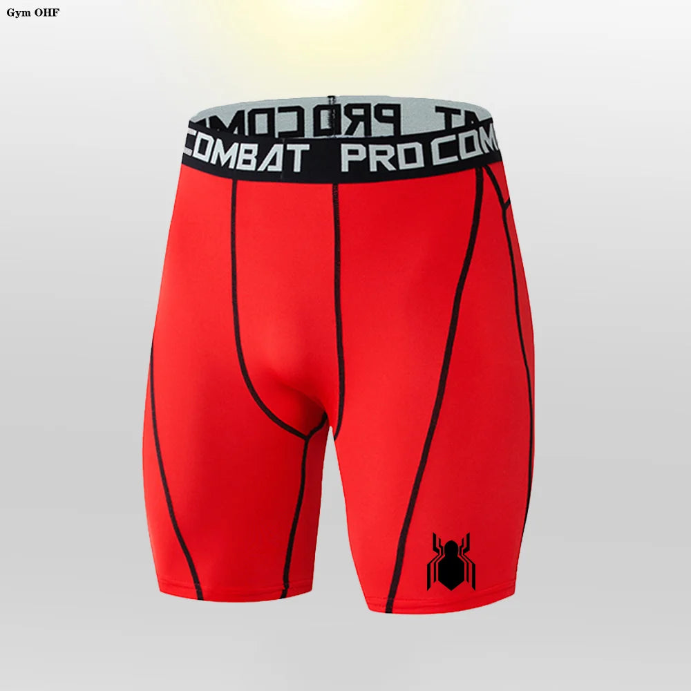 Guys Compression Shorts Breathable Dry Fit Sport Fitness Shorts Football Training Male's Short Pants Men Underpants Gym Running
