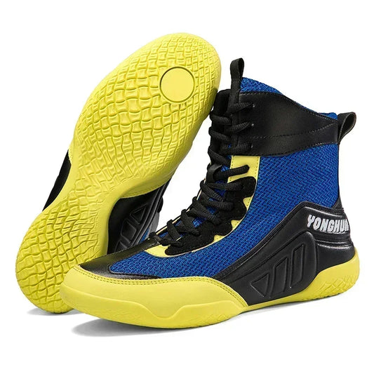 Men Boxing Boots Sneakers Classic Luxury Breathable Sports Adult Sneakers Comfortable Gear Women Original Non-Slip Boxing Shoes