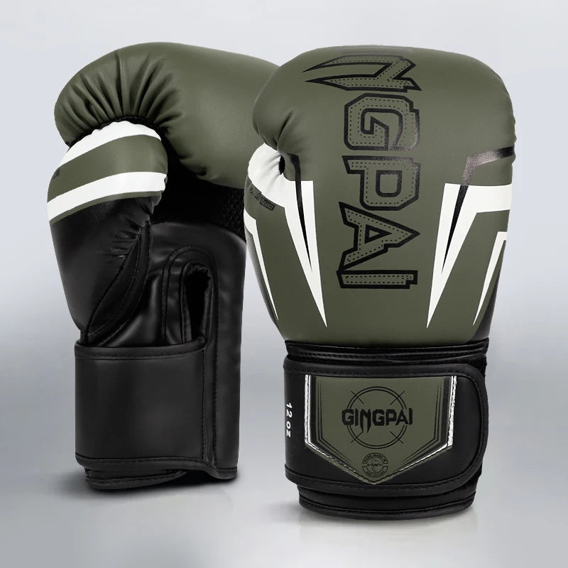 8/10/12/14oz Boxing gloves professional adult punching bags practical combat thick Muay Thai free combat Sanda  breathable