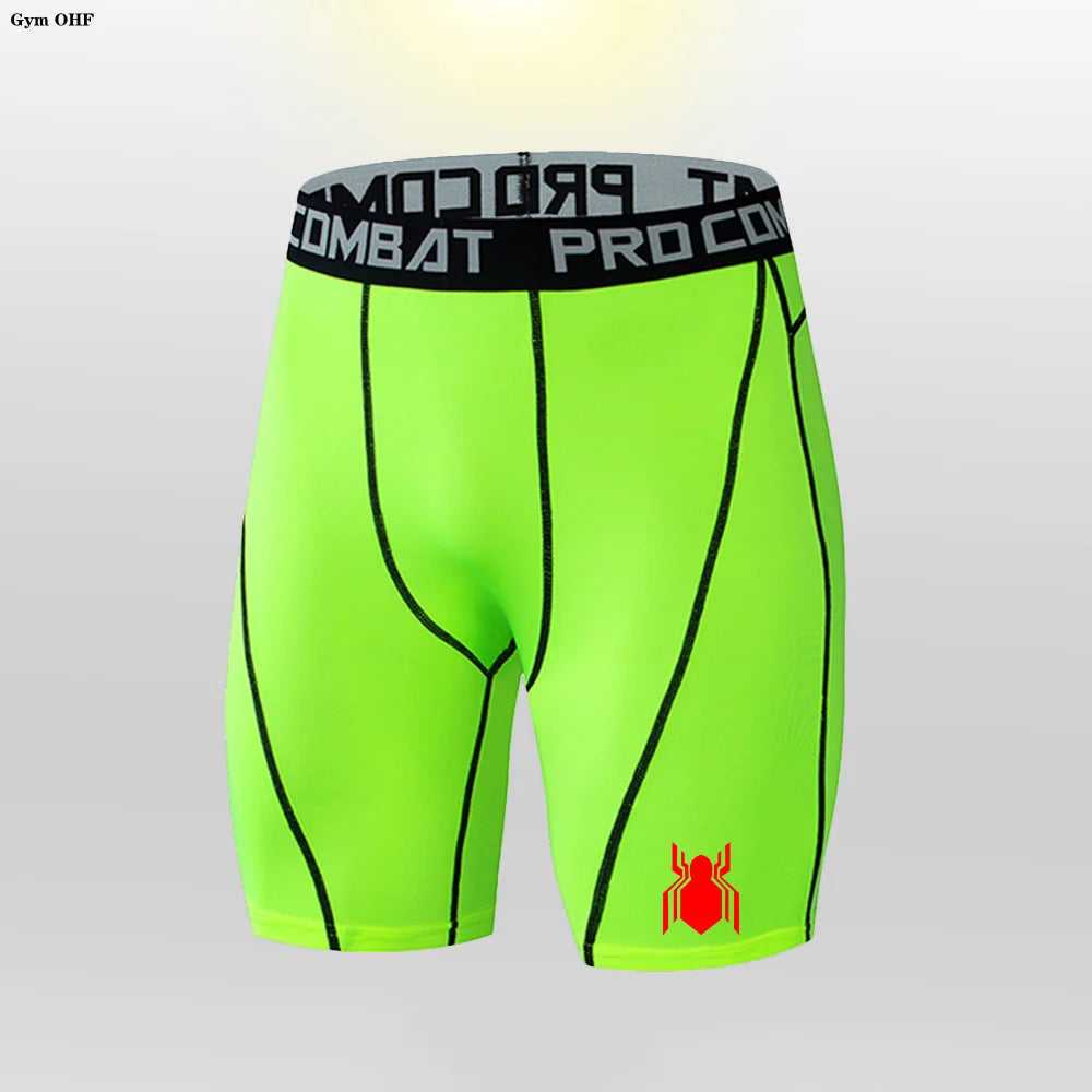 Guys Compression Shorts Breathable Dry Fit Sport Fitness Shorts Football Training Male's Short Pants Men Underpants Gym Running