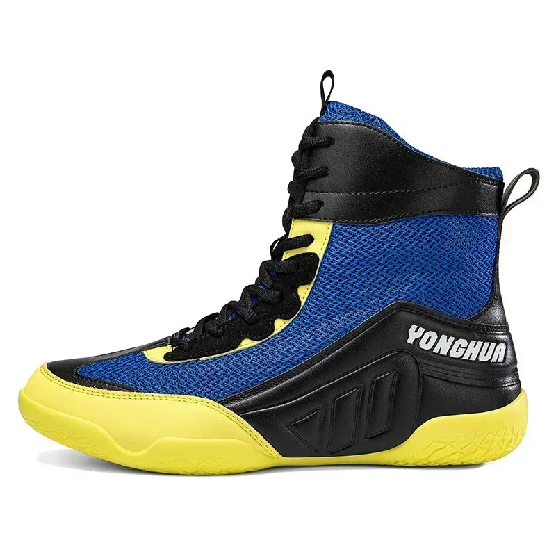 Men Boxing Boots Sneakers Classic Luxury Breathable Sports Adult Sneakers Comfortable Gear Women Original Non-Slip Boxing Shoes
