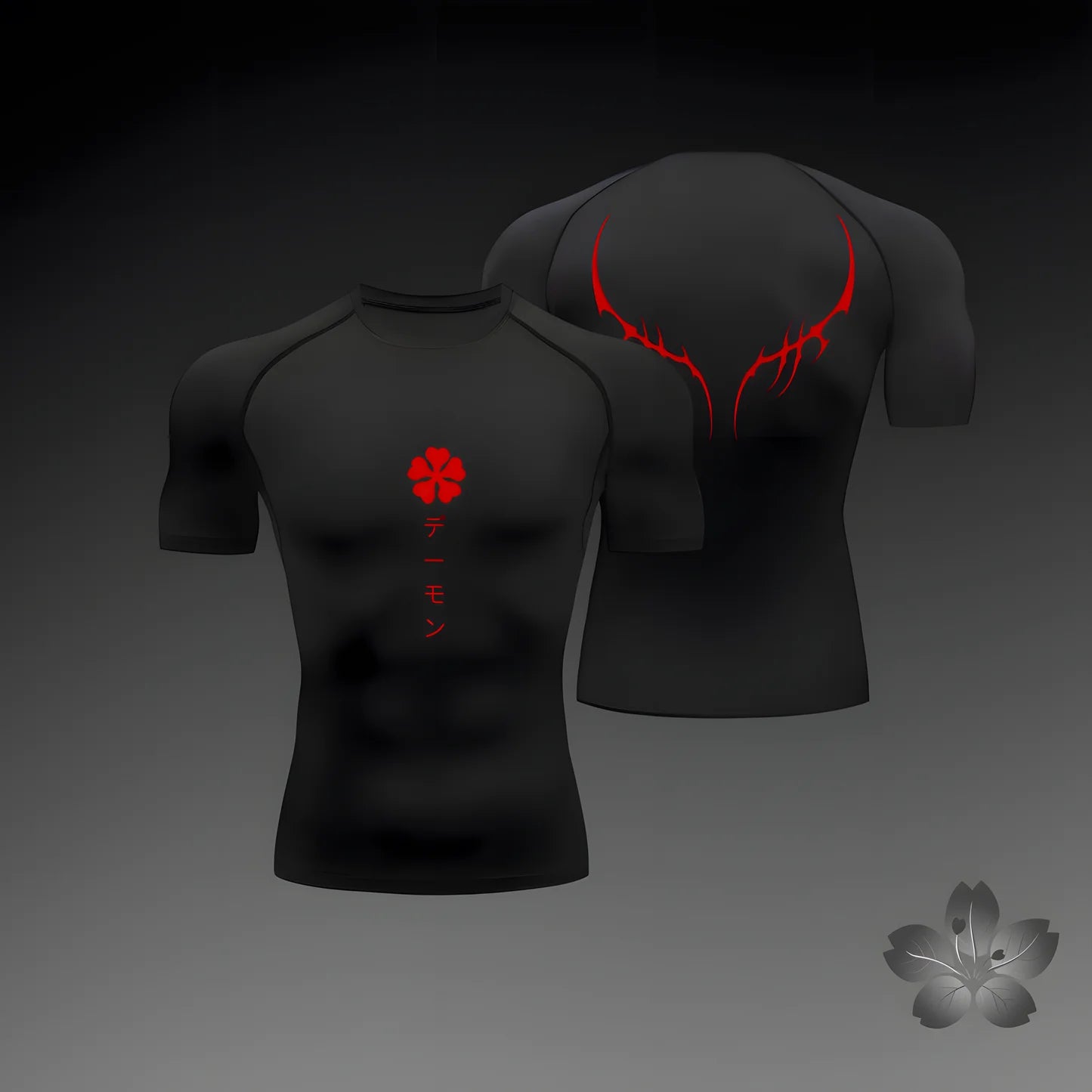 Men Compression Shirt Anime Sport Quick Dry Gym TShirts Fitness Athletic Undershirts Elasticity y2k Tops Tee Summer Autumn Male
