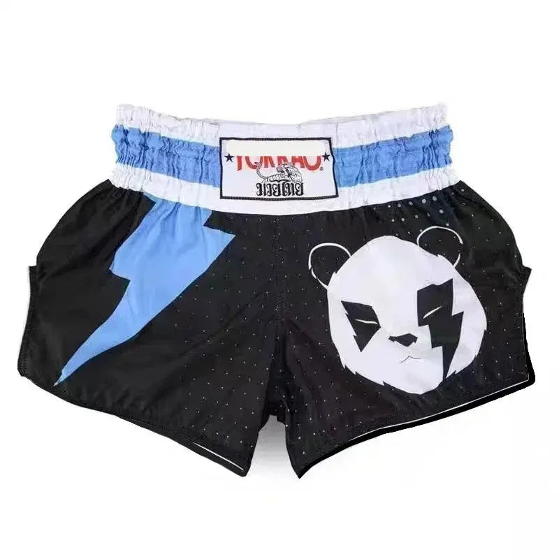 Boxing Muay Thai Shorts High Elastic Speed Dry Breathable Sanda Shorts Free Combat Pants Boxing Trunks