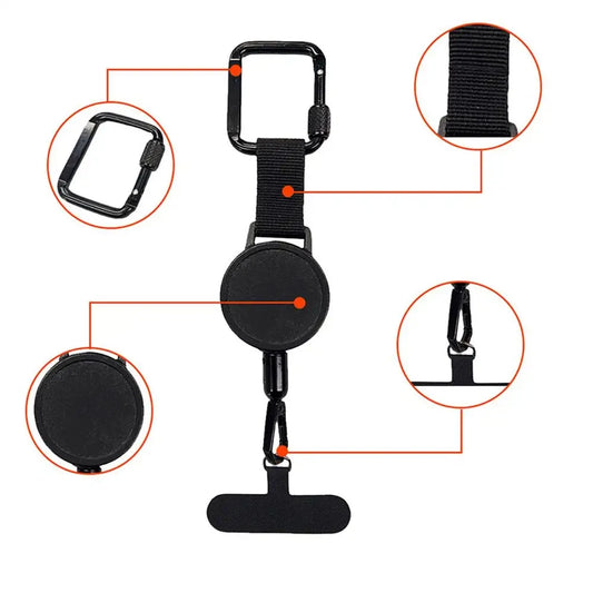 Retractable Anti-Theft Phone Holder